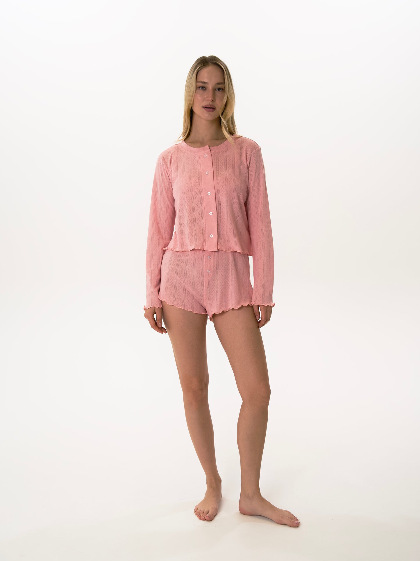 "Pure" three piece pyjama set Pink