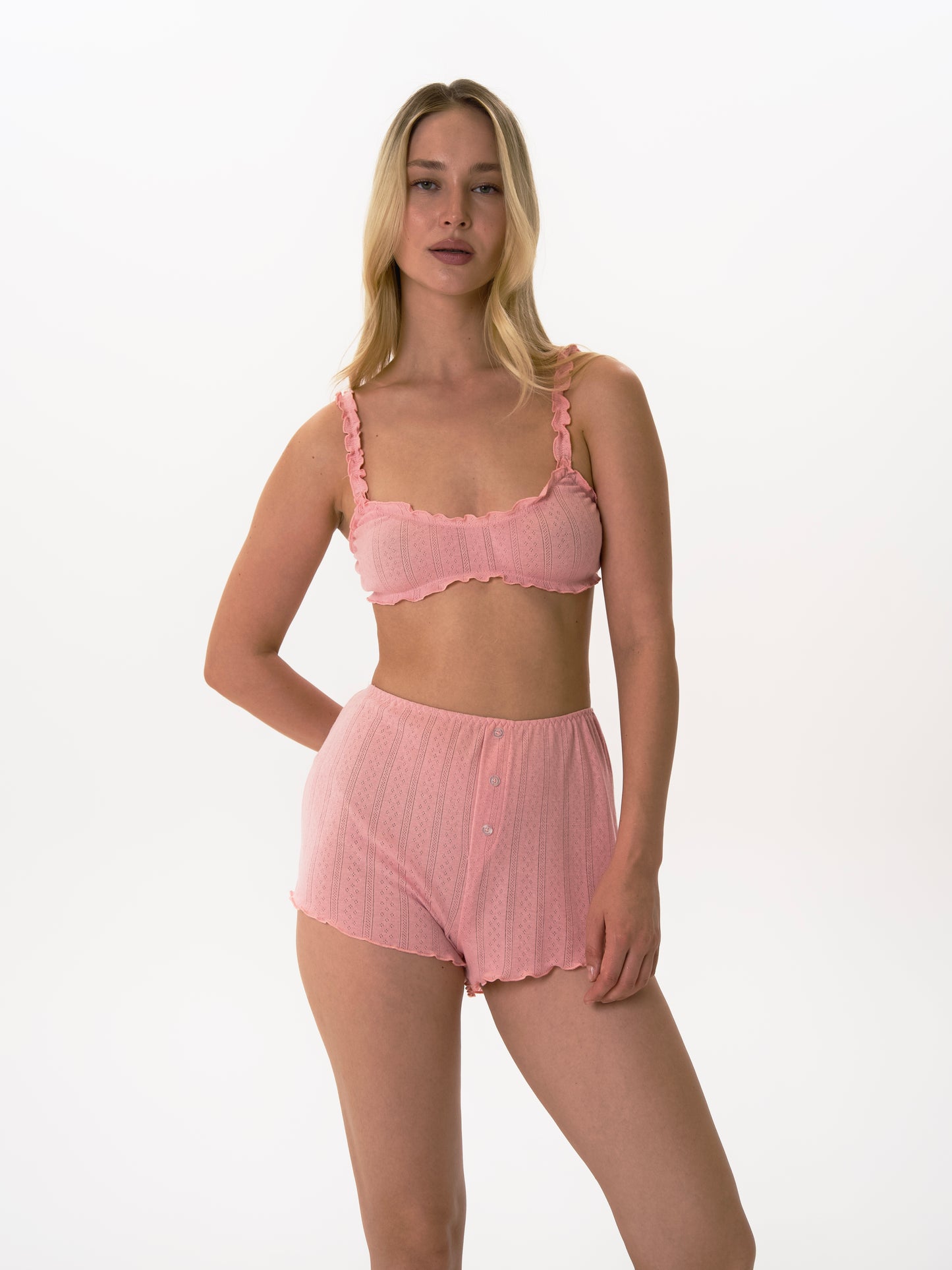 "Pure" three piece pyjama set Pink